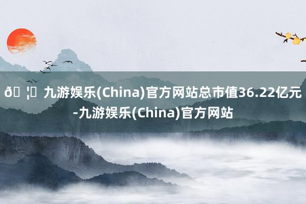 🦄九游娱乐(China)官方网站总市值36.22亿元-九游娱乐(China)官方网站