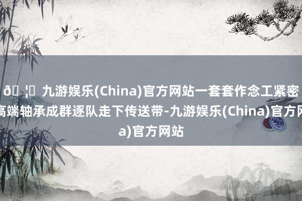 🦄九游娱乐(China)官方网站一套套作念工紧密的高端轴承成群逐队走下传送带-九游娱乐(China)官方网站